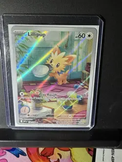 Pokemon TCG Lillipup 154/086 Illustration Rare Card Mint NM Pack Fresh - Image 4
