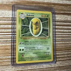 Pokemon Card Kakuna Base Set 33/102 Uncommon Unlimited 1999 LP-NM - Image 1