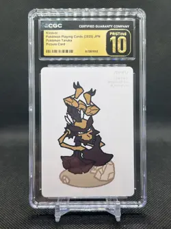 🔥CGC PRISTINE 10🔥 KLEAVOR POKEMON JPN TARUKA PLAYING CARD - Image 1