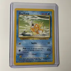 Pokemon Card Magikarp Base Set 35/102 Unlimited Vintage WOTC LP-MP - Image 1