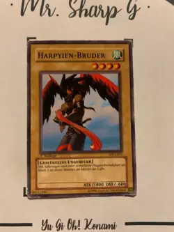 HARPYIEN-BRUDER - 1. AUFLAGE SDJ-G011 DEUTSCH Yu-Gi-Oh! CARD COMMON KONAMI TCG - Image 4