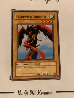 HARPYIEN-BRUDER - 1. AUFLAGE SDJ-G011 DEUTSCH Yu-Gi-Oh! CARD COMMON KONAMI TCG - Image 5