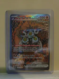 Pokemon TCG Sandy Shocks EX Prismatic Evolutions Card 159/131 Sir - Image 1