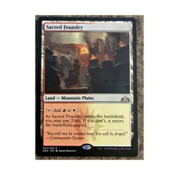 x1 MtG Sacred Foundry GRN 254/259 single card - Image 1
