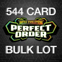 Perfect Order 544 Card Bulk Lot Pokemon 18 Holos / 108 Reverse / 418 Non Holos - Image 1