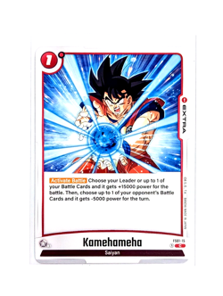 Kamehameha FS01-15 C Common Regular DRAGON BALL SUPER Card Game Fusion World EN - Image 1