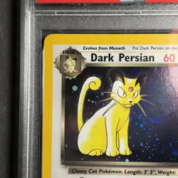 PSA 9 Dark Persian Black Star Promo #17 Nintendo Magazine WOTC 2000 Pokemon card - Image 3