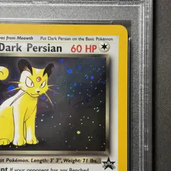 PSA 9 Dark Persian Black Star Promo #17 Nintendo Magazine WOTC 2000 Pokemon card - Image 4