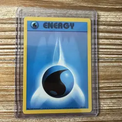 Pokemon Card Water Energy Base Set 102/102 Vintage WOTC LP-NM - Image 1