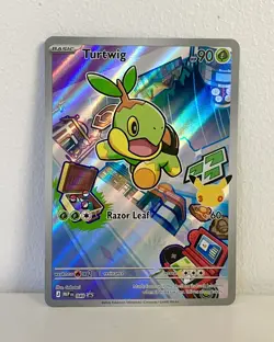 Pokemon Turtwig MEP 040 Promo Card - First Partner Illustration Collection - Image 1