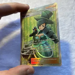Pokemon Morgan Ultra Rare Full Art Holo Trainer SM-Team Up 178/181 Card - Image 3