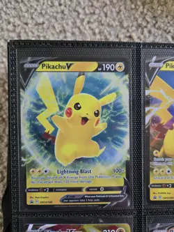 Pokemon TCG Pikachu Card Lot Of 9 2020-2023 PROMOS, FULL ARTS, HOLO RARES - NM - Image 2