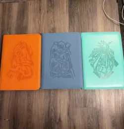 Pokemon Themed Starter Binder Trio. Blastoise Venusaur Charizard Holds 540 Cards - Image 1