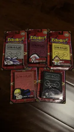 Zatch Bell The Card Battle SPELL BOOK 2006 Bandai TCG Full Set - Image 2