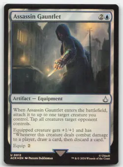 Assassin Gauntlet 12 ◆FOIL◆ ACR Universes Beyond: Assassin's Creed Magic MTG NM - Image 1