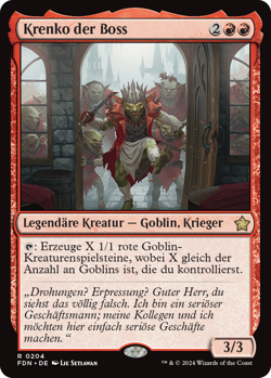 MTG Magic the Gathering Krenko der Boss 0204 rare deutsch - Image 1