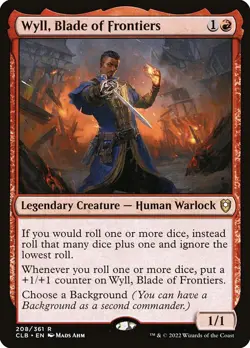 [MTG] Wyll, Blade of Frontiers (208) (CLB) NM - Image 1
