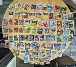 POKEMON CARD LOT: 118 Cards, All EX, GX, Break or Holo, Reverse Holo, Promo - Image 1
