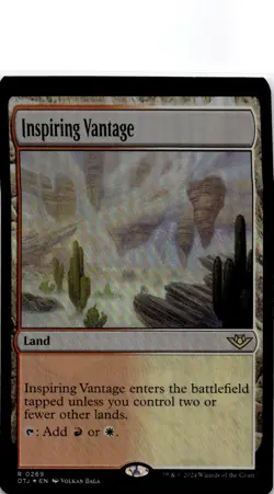 Inspiring Vantage MTG Outlaws of Thunder Junction Rare Foil NM Pck Fresh - Image 2
