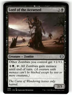 Lord of the Accursed NM Starter Commander Decks 88 MTG Regular Uncommon - Image 1