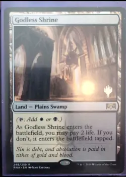 1x Godless Shrine (Ravnica Allegiance) - Promo Pack LP - Image 1