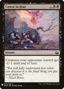 Cower in Fear The List 62 MTG NM - Image 1