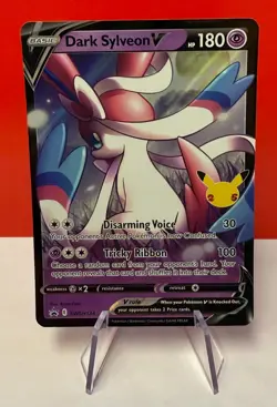 Dark Sylveon V SWSH134 SWSH: Sword & Shield Promo Cards Holo LP - Image 1