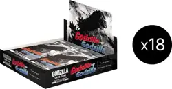 GODZILLA CARD GAME: GODZILLA VS GODZILLA BOOSTER BOX CASE SET 01 x18 Boxes - Image 1