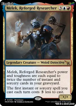 Melek, Reforged Researcher [PRE - 430] Foil Prerelease Cards - Image 1