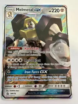 Melmetal GX SM178 Holo Promo Pokemon Card Sun Moon Ultra Rare - Image 1