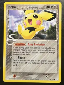 Pichu (Delta Species) - 76/110 - Pokemon Ex Holon Phantoms Card NM - Image 1