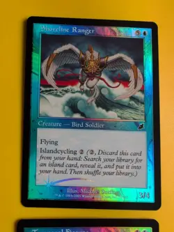 Temporal Fissure & Shoreline Ranger MTG 2 Card.Scourge. Old Border FOIL. - Image 4