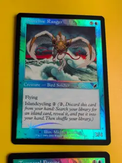 Temporal Fissure & Shoreline Ranger MTG 2 Card.Scourge. Old Border FOIL. - Image 5