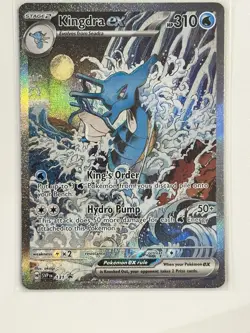 Pokemon Kingdra EX TCG 131 Shrouded Fable Black Star Promo Holo Card - Image 1