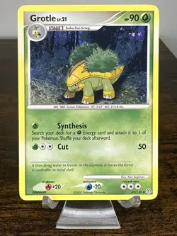 Grotle 49/130 Diamond and Pearl Regular NM Pokemon Card - Image 1
