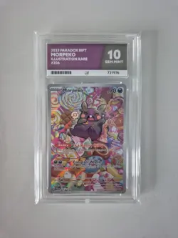 Pokemon TCG Morpeko Illustration Rare Card #206/182 Ace 10 Gem Mint - Image 1