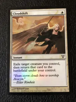 Cloudshift Foil X1 Avacyn Restored Ex Cond See Pics Front/back - Image 1