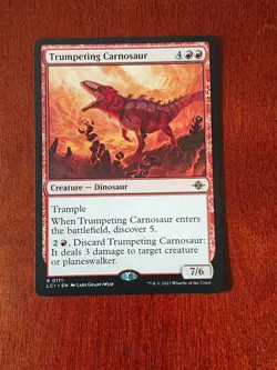Trumpeting Carnosaur The Lost Caverns of Ixalan #171 Rare MTG - Image 1