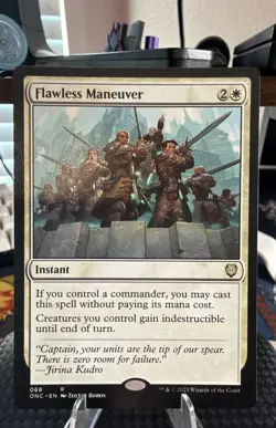 Flawless Maneuver Commander: Phyrexia: All Will Be One Regular - Image 1