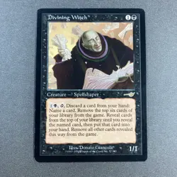MTG Divining Witch Nemesis Regular Magic The Gathering - Image 1