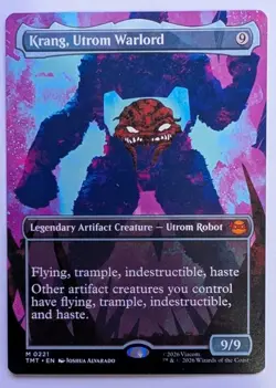 Krang, Utrom Warlord (Borderless) TMT #221 Regular NM - Image 1