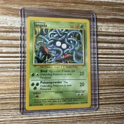 Pokemon Card 66/102 Tangela Base Set Common WOTC LP-NM - Image 1