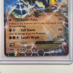 Pokemon 2016 XY Fates Collide Zygarde EX Promos #54a/124 Moderately Played - Image 2