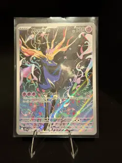 Xerneas Illustration Rare Full Art Holo 091/086 Chaos Rising Pokemon TCG NM - Image 1