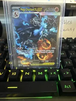 Pokemon TCG ME02: Phantasmal Flames Mega Charizard X ex 125/094 - Image 1