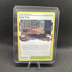 Lost City Holo Pokemon Prize Pack Series 4 Promo Pokemon NM/LP Stamp 161/196 - Image 1