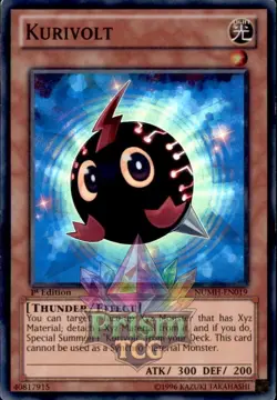 Kurivolt 1st Ed Super Rare NUMH-EN019 Yu-Gi-Oh - Image 1
