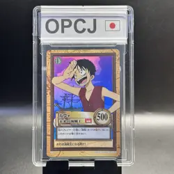 Luffy 1999 C01 One Piece Carddass Hyper Battle Holo Japanese Vintage Bandai ② - Image 1
