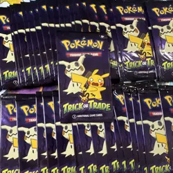 45 Pokemon Trick or Trade Booster Packs each pack has 3 Cards english 2023 - Image 1