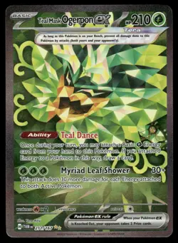 Pokemon Cards Teal Mask Ogerpon ex 211/167 Twilight Masquerade NM - Image 1